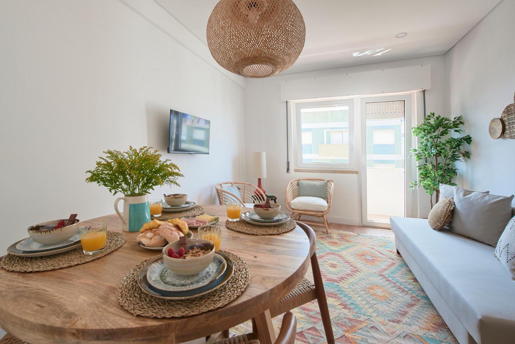 Sunset Bay View, Renovated Apt, By Timecooler Setubal Bagian luar foto